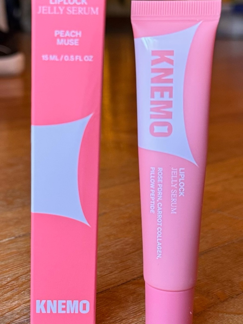 Liplock Jelly Serum - Peach Muse Pink Hydrating Lip Gloss